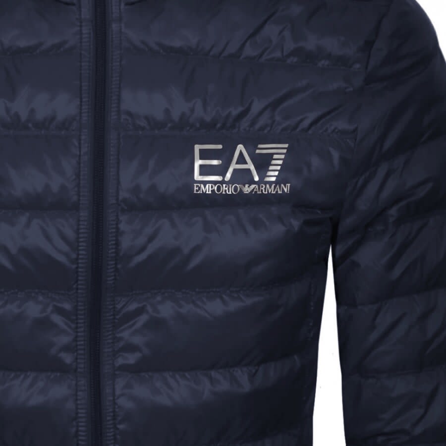 EA7 Emporio Armani Quilted Jacket Blue